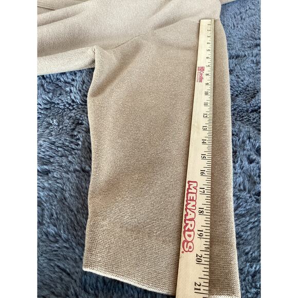 J.Crew Women's Sophie Knit Open Front Blazer Sweater Tan Size 3X - Picture 10 of 11